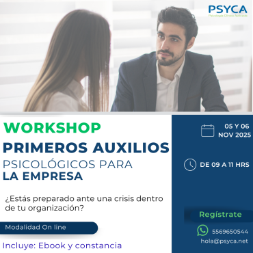 WORKSHOP: Primeros Auxilios Psicológicos para Empresas